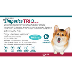 Simparica Trio Blue 10.1-20kg